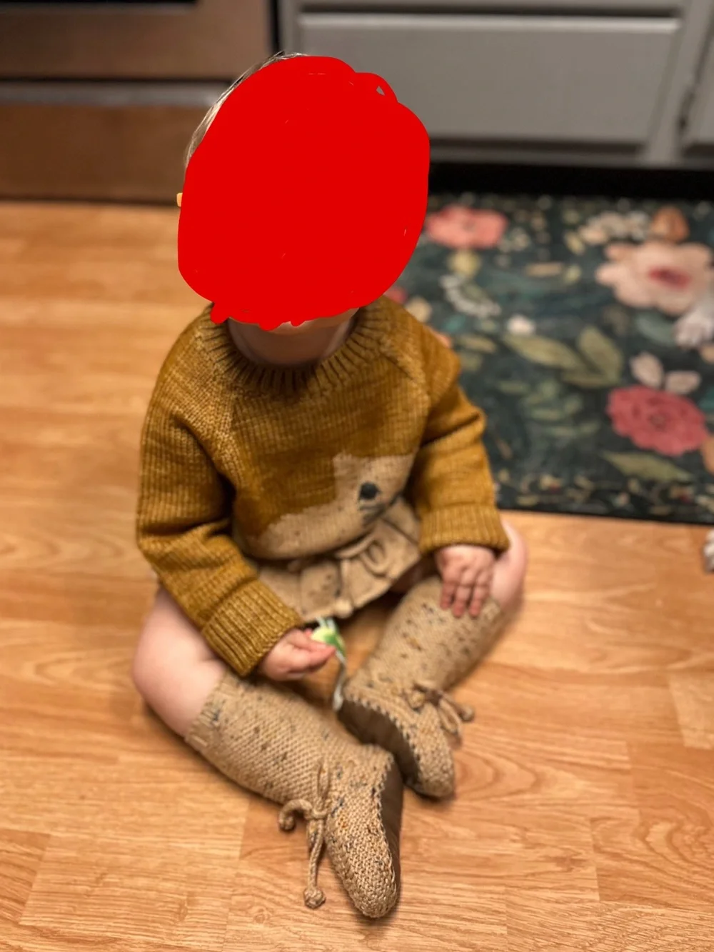 Misha & Puff Spun Gold/Camel Confetti 3pc Set 18/24